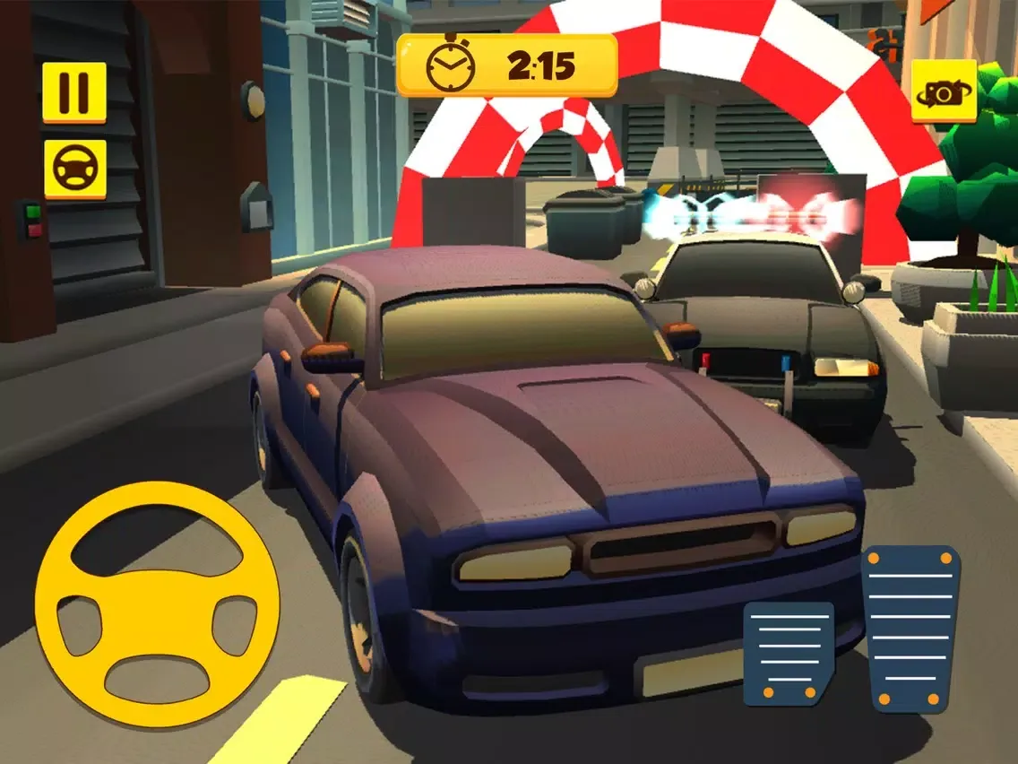 Capturas de tela do Car Driving Hurdles Smash iPad 