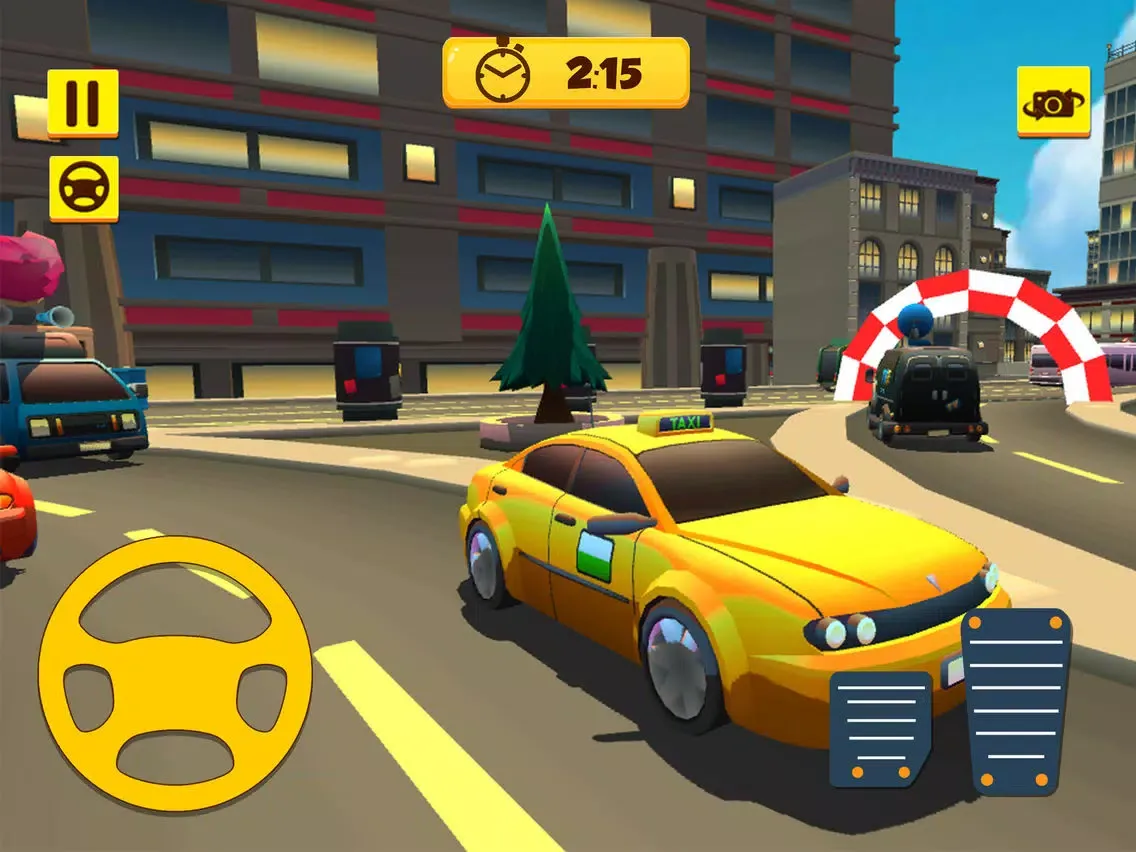 Capturas de tela do Car Driving Hurdles Smash iPad 