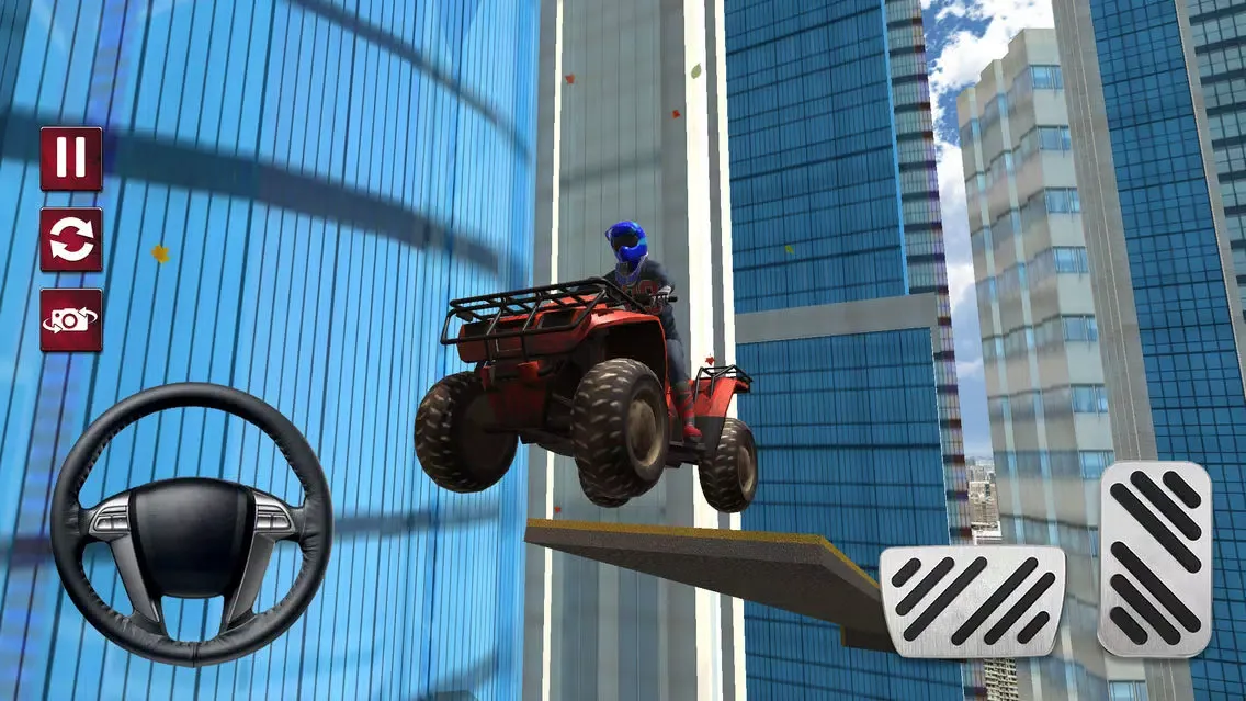 Capturas de tela do Sky ATV Quad Bike Rider