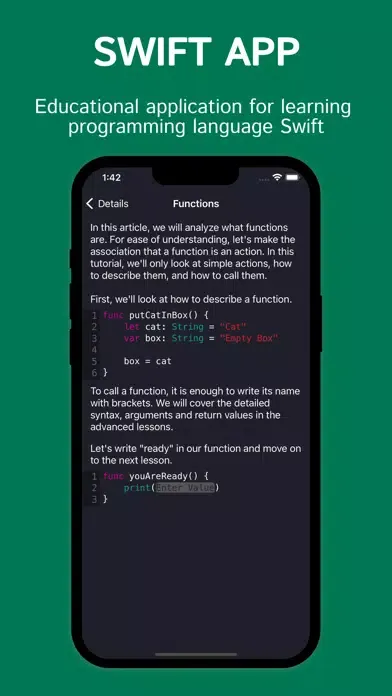 Deadswift: learn to program Screenshots