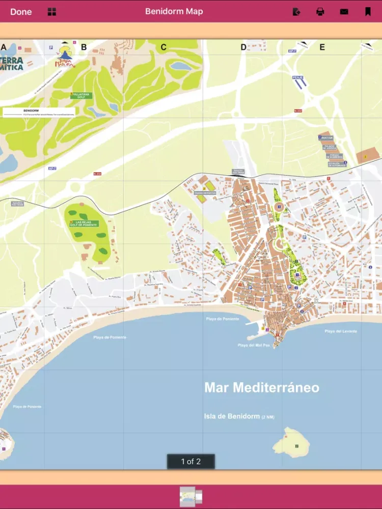Screenshot di Alicante - Benidorm - Denia : Transport & Maps & Info (Summer 2016) iPad 