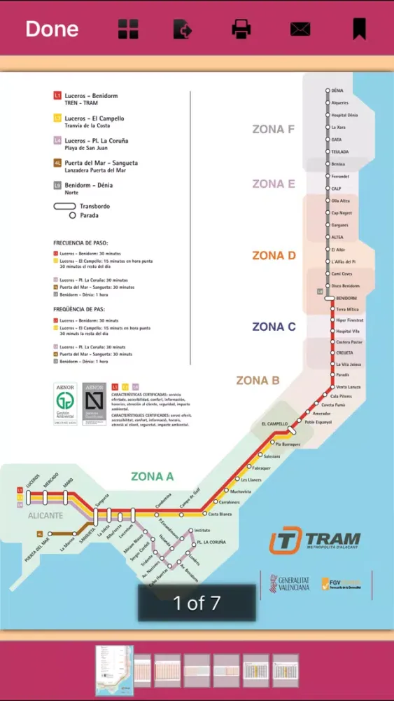 Screenshot di Alicante - Benidorm - Denia : Transport & Maps & Info (Summer 2016)