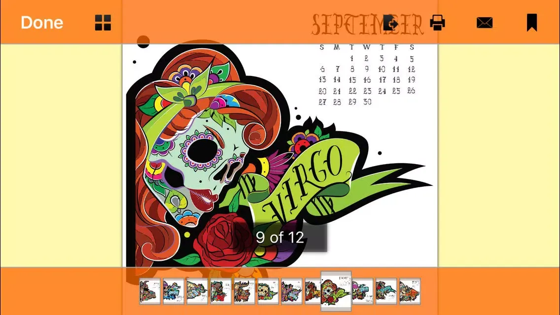 Скриншоты Printable 2016 Calendars - Year Of The Monkey