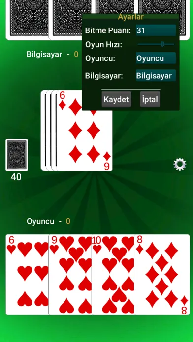 Pişti. Screenshots