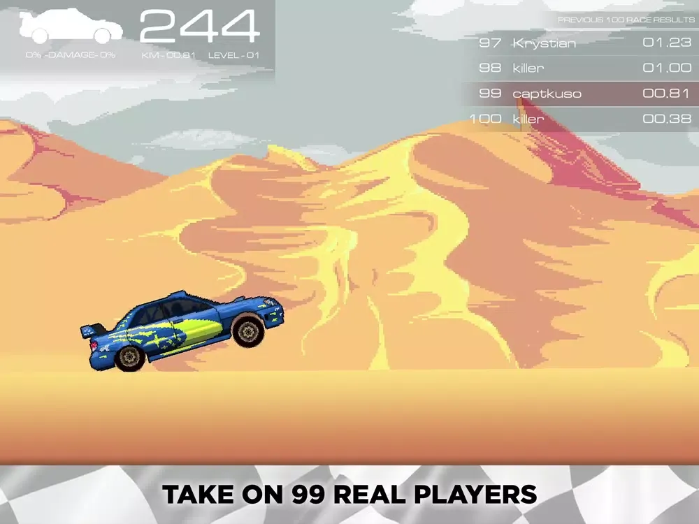 Скриншоты Pixel Rally iPad 