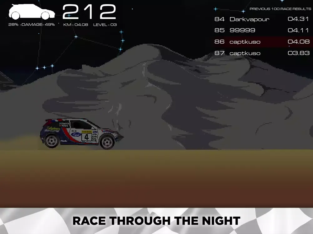 Скриншоты Pixel Rally iPad 