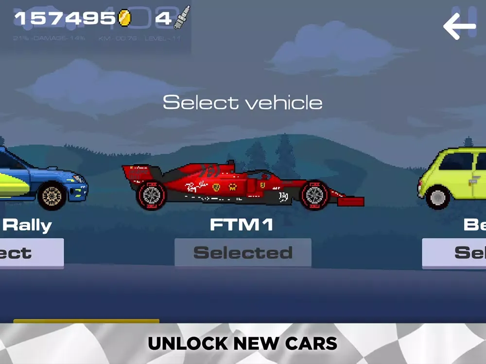 Скриншоты Pixel Rally iPad 