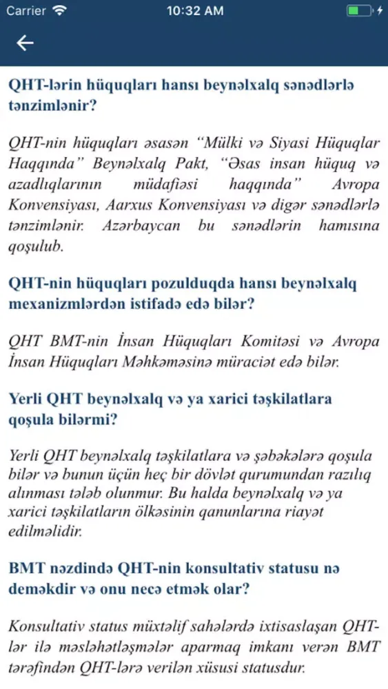 NGO Azerbaijan應用截圖