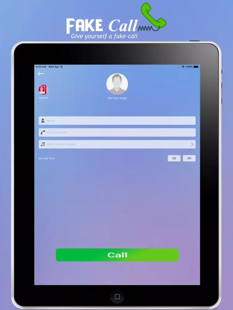 Fake Call 2019 iPad  স্ক্রিনশট