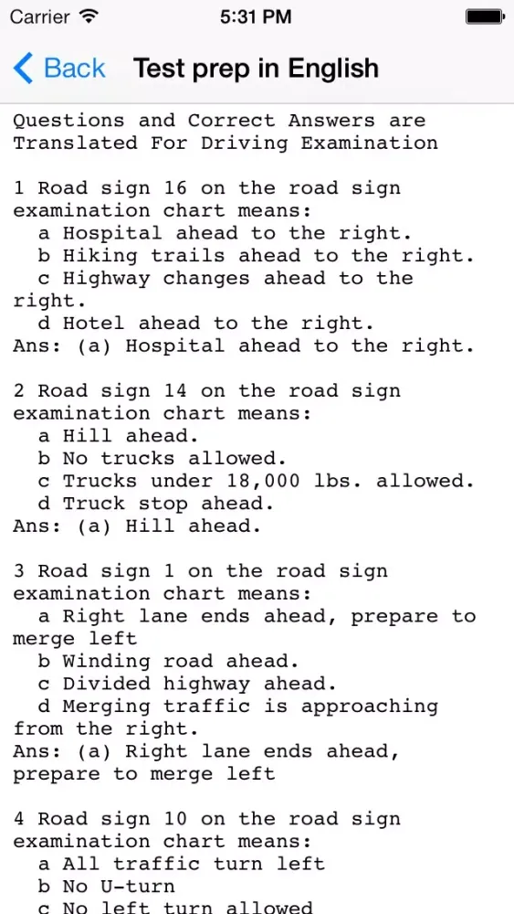 Captures d'écran de NY Driving Test Prep