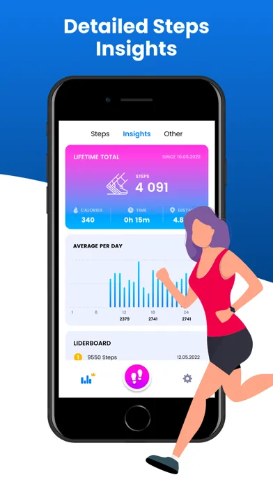 Pedometer: Step Counter App স্ক্রিনশট