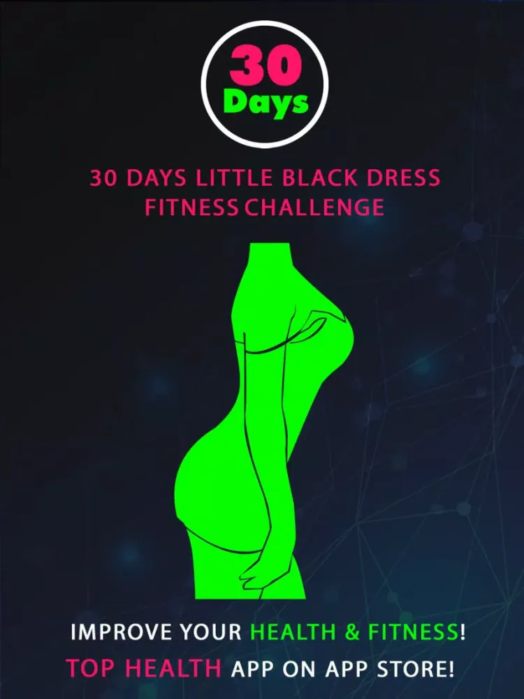 30 Day Little Black Dress Fitness Challenges Pro iPad  スクリーンショット