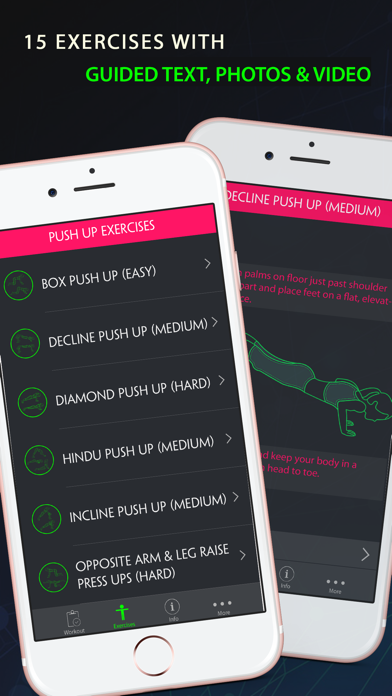 Capturas de tela do 30 Day Push Up Fitness Challenges ~ Daily Workout