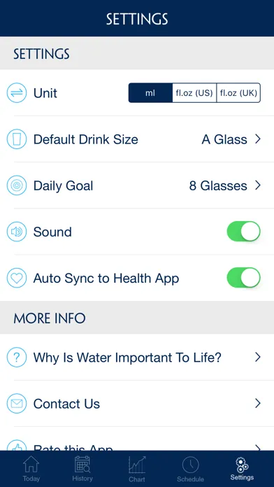 Capturas de pantalla de Daily Water - Water Reminder & Counter