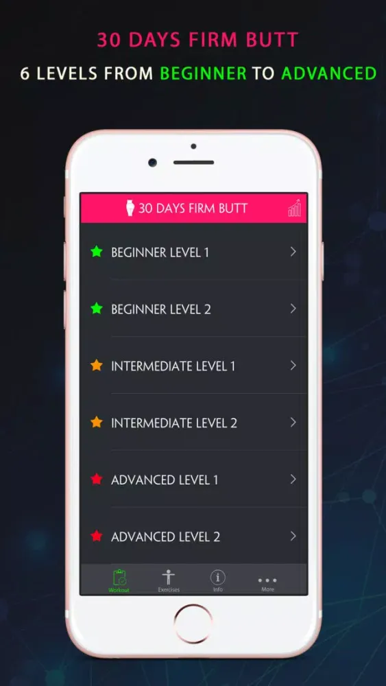 Capturas de tela do 30 Day Firm Butt Fitness Challenges Pro