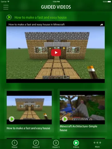 Guide for Building House - for Minecraft PE Pocket Edition iPad  स्क्रीनशॉट