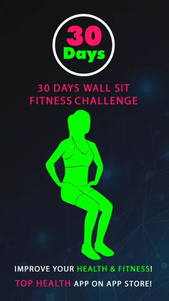 تصاویر 30 Day Wall Sit Fitness Challenges Pro