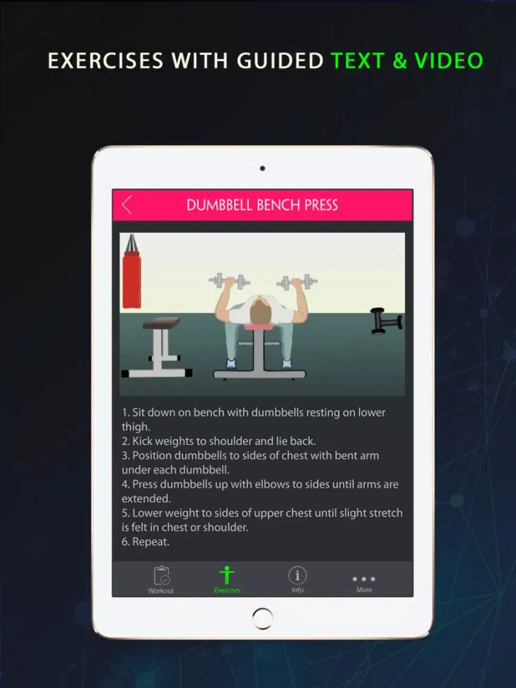 تصاویر 30 Day Chest Fitness Challenges Pro iPad 