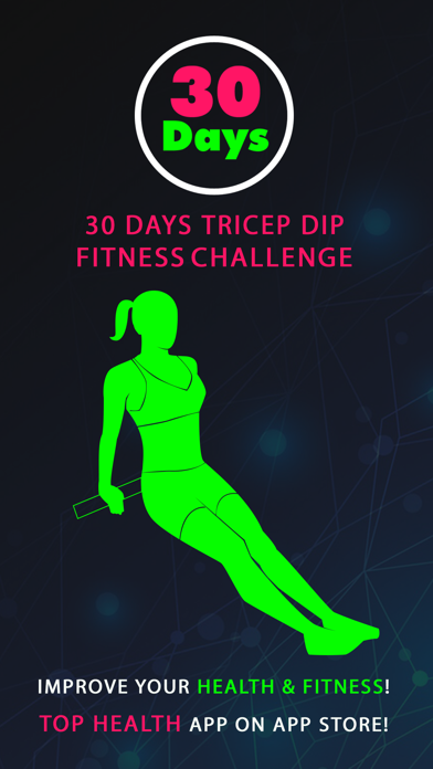 Screenshot di 30 Day Tricep Dip Fitness Challenges