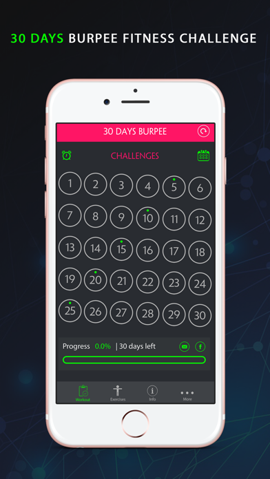 Screenshot di 30 Day Burpee Fitness Challenges ~ Daily Workout