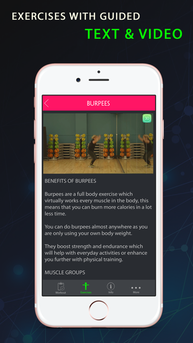 Screenshot di 30 Day Burpee Fitness Challenges ~ Daily Workout