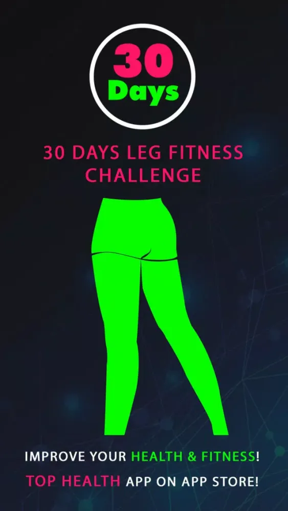 Tangkapan skrin 30 Day Leg Fitness Challenges ~ Daily Workout Pro