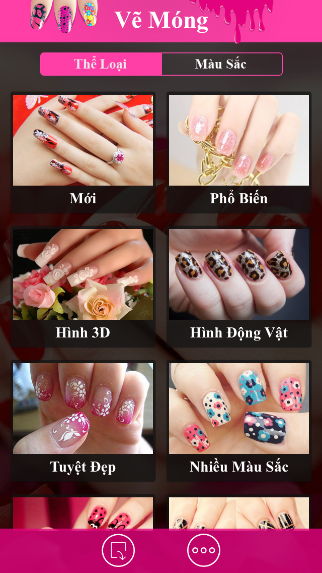 تصاویر Vẽ Móng Nghệ Thuật