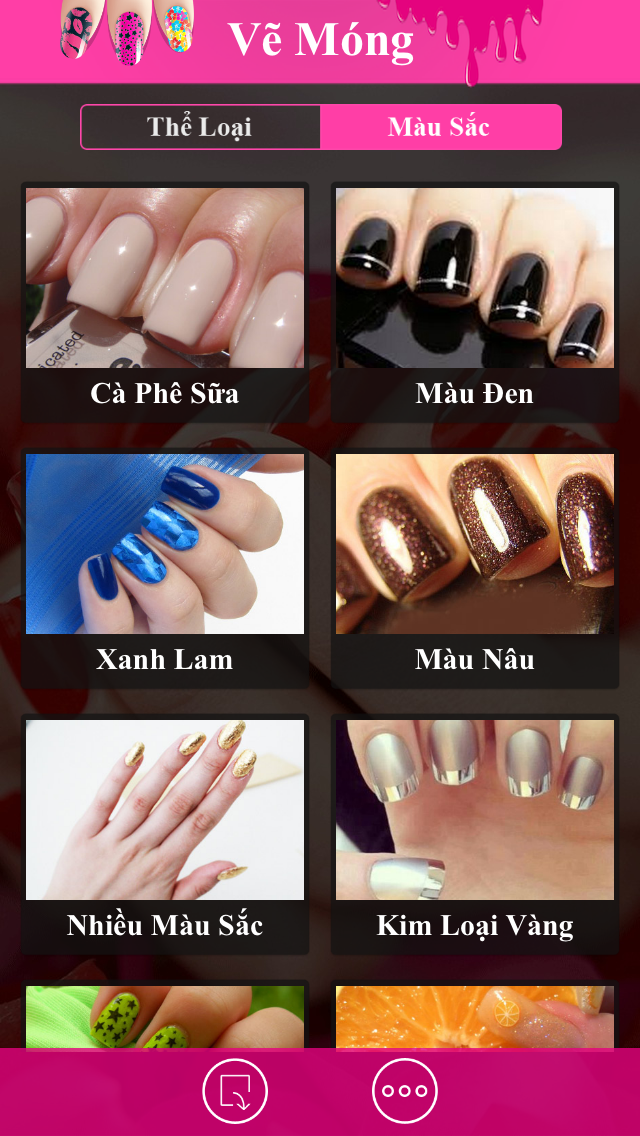 تصاویر Vẽ Móng Nghệ Thuật