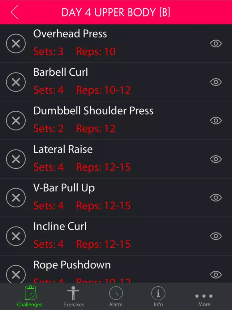 Zrzuty ekranu Max Adaptation Upper Lower Workout Pro iPad 