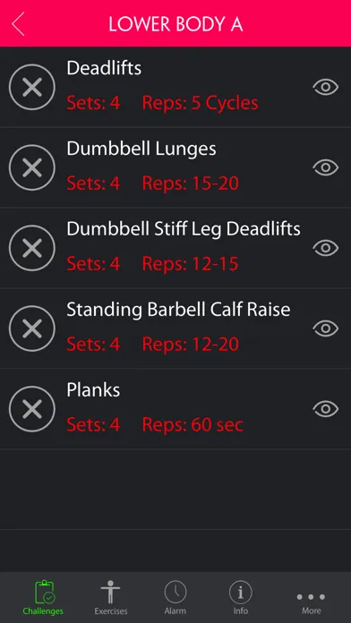 Zrzuty ekranu 4 Day Home Muscle Building Plan