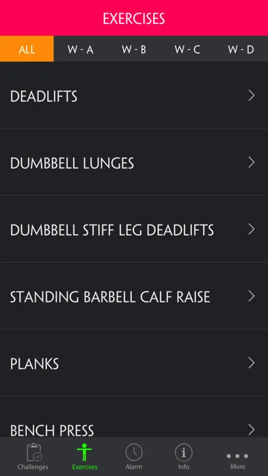 Zrzuty ekranu 4 Day Home Muscle Building Plan