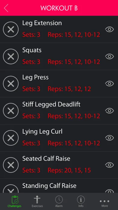 Ảnh chụp màn hình của 3 Day High Intensity Training Split ~ Muscle