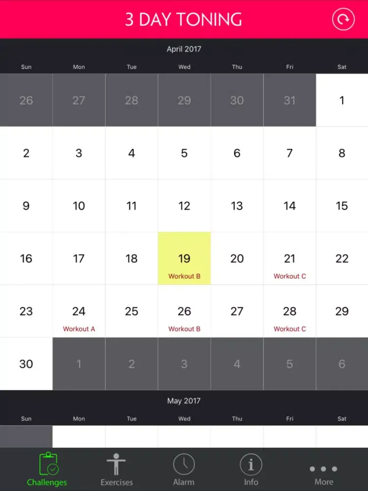 3 Day Whole Body Toning Workout Pro iPad  Screenshots