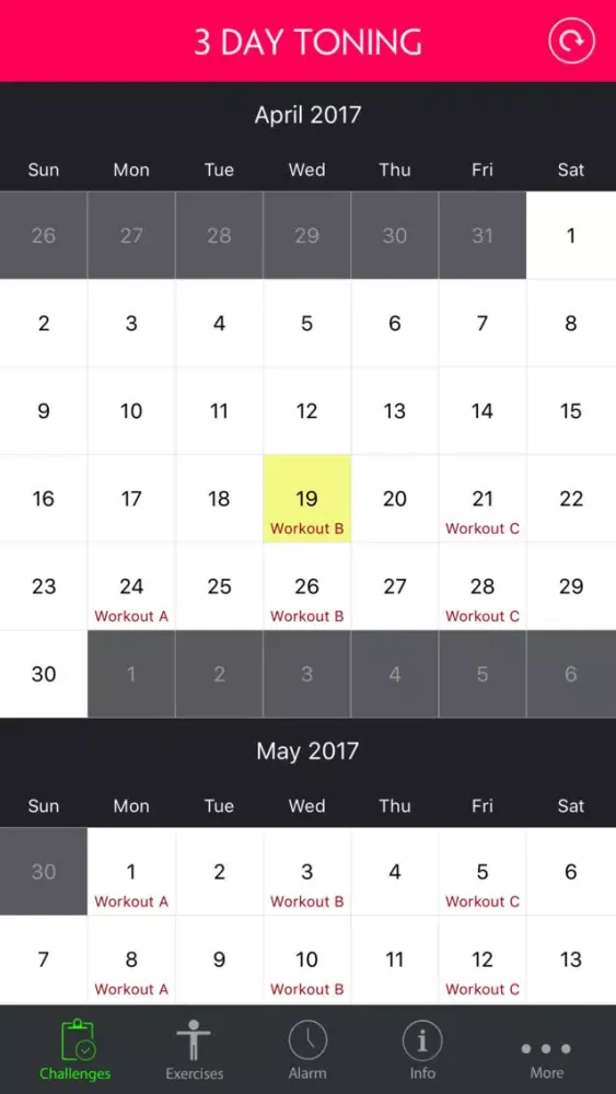 3 Day Whole Body Toning Workout Pro Screenshots