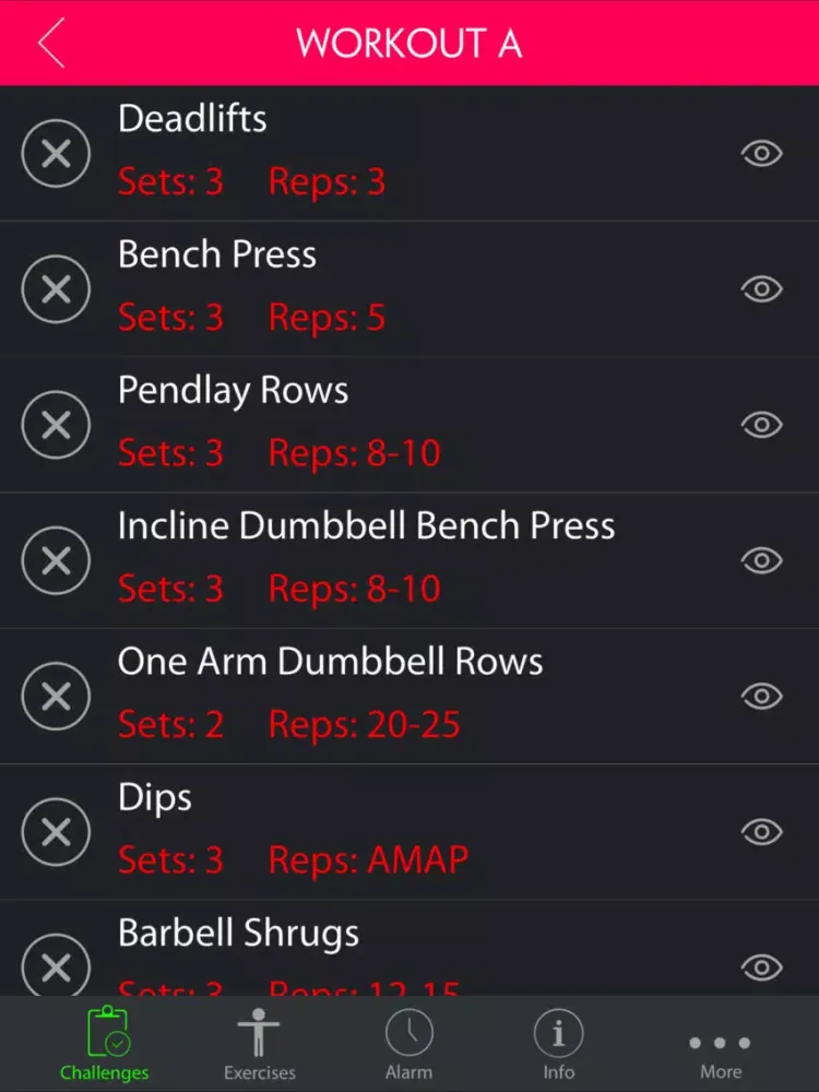 8 Week Chest & Back Specialization Workout Pro iPad  Ekran Görüntüleri