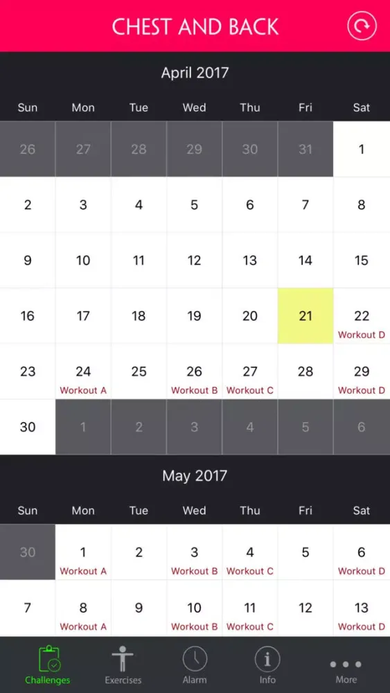 8 Week Chest & Back Specialization Workout Pro Ekran Görüntüleri