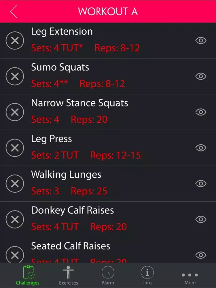 Скриншоты 4 Day Muscle Building Workout Split Pro iPad 
