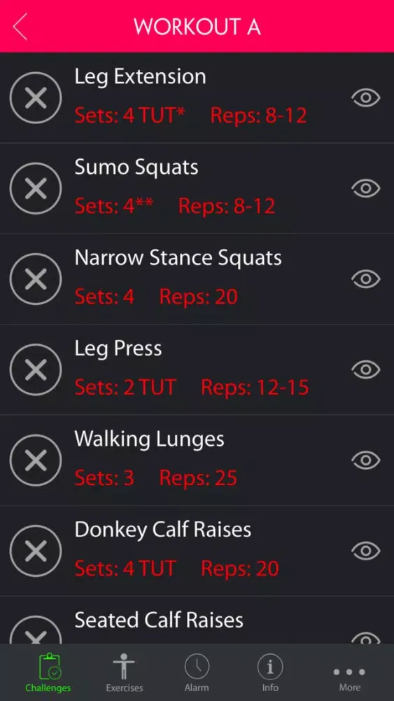 Скриншоты 4 Day Muscle Building Workout Split Pro