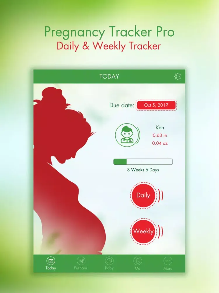 Pregnancy Tracker Pro iPad  スクリーンショット
