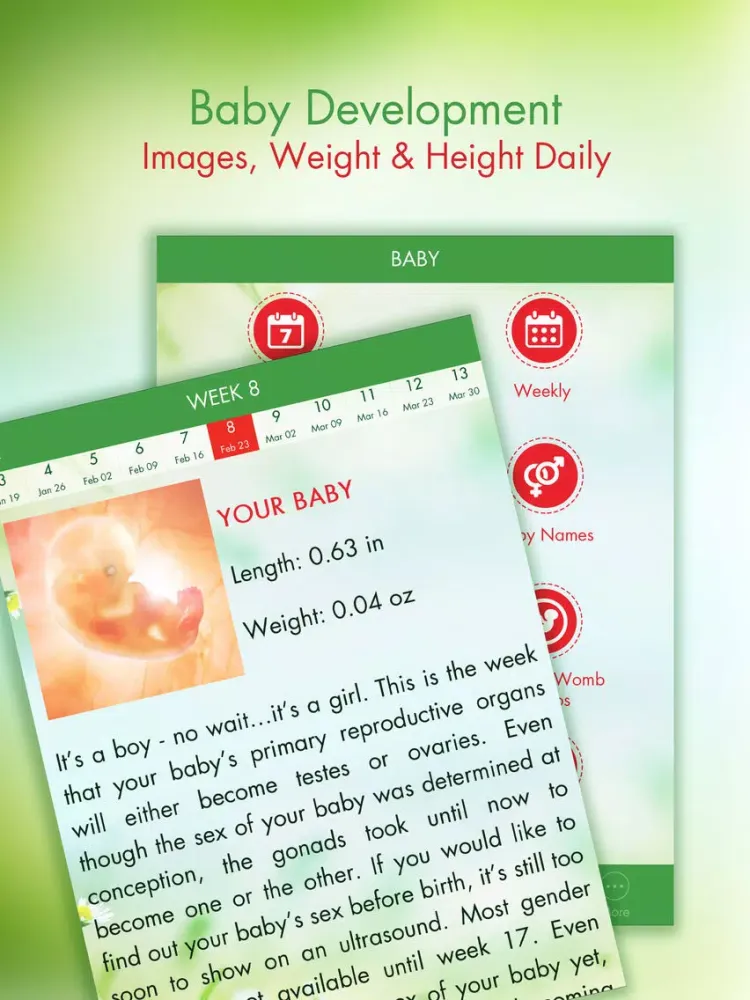 Pregnancy Tracker Pro iPad  スクリーンショット