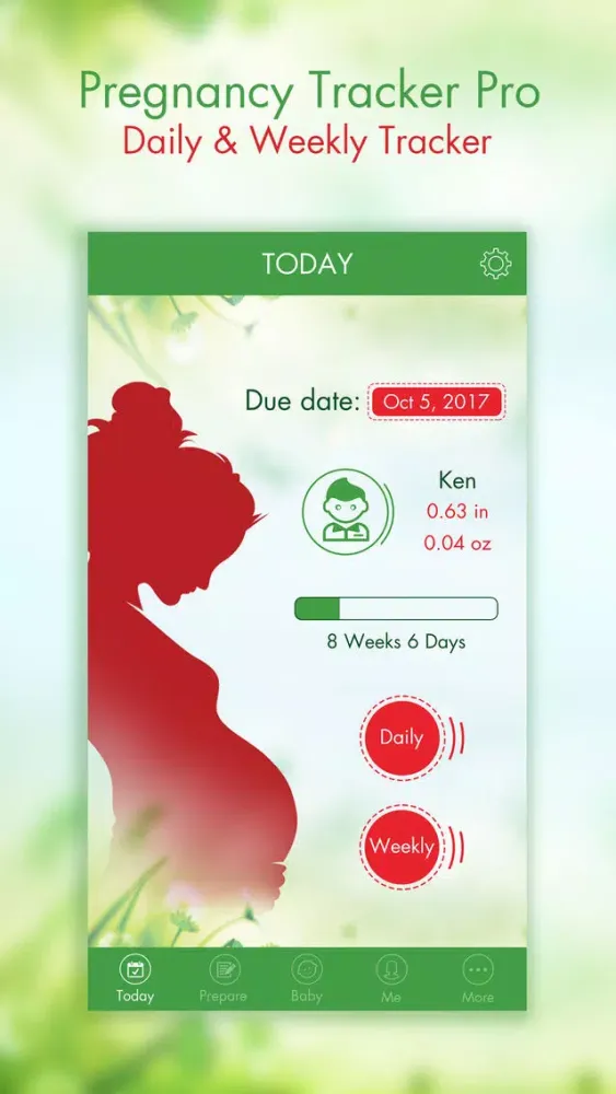 Pregnancy Tracker Pro スクリーンショット