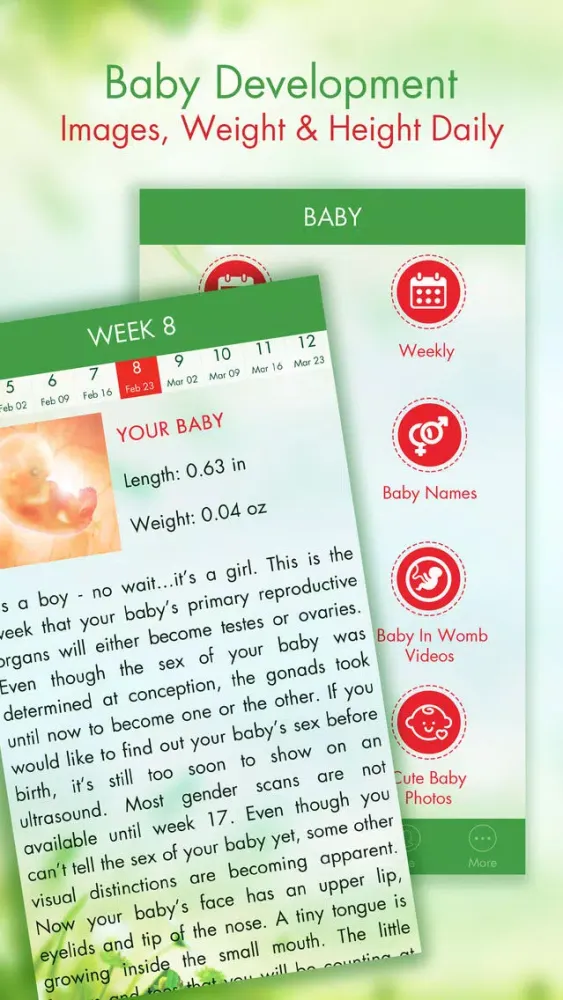 Pregnancy Tracker Pro スクリーンショット