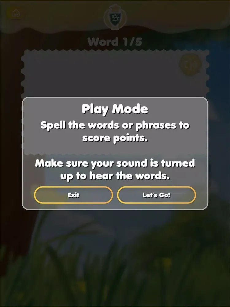 Zrzuty ekranu Shane Spelling Bee iPad 