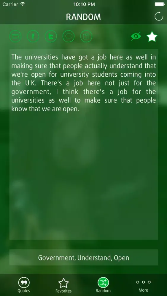 Quotes from Theresa May 스크린샷
