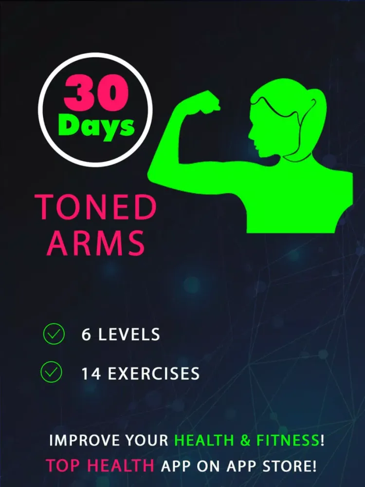 Zrzuty ekranu 30 Day Toned Arms Fitness Challenges Pro iPad 