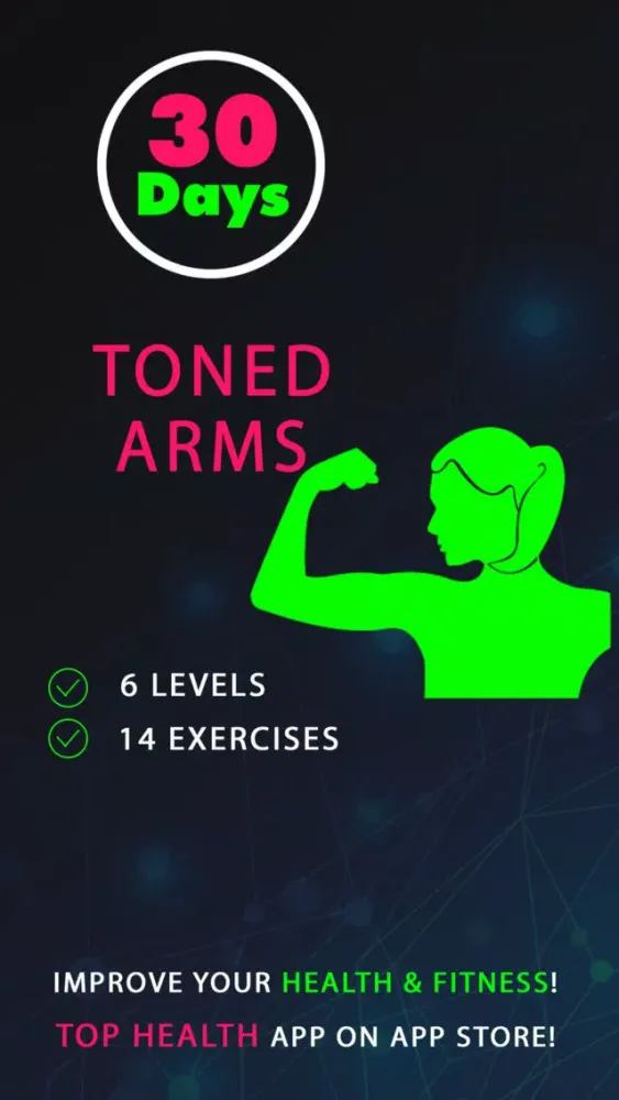 Zrzuty ekranu 30 Day Toned Arms Fitness Challenges Pro