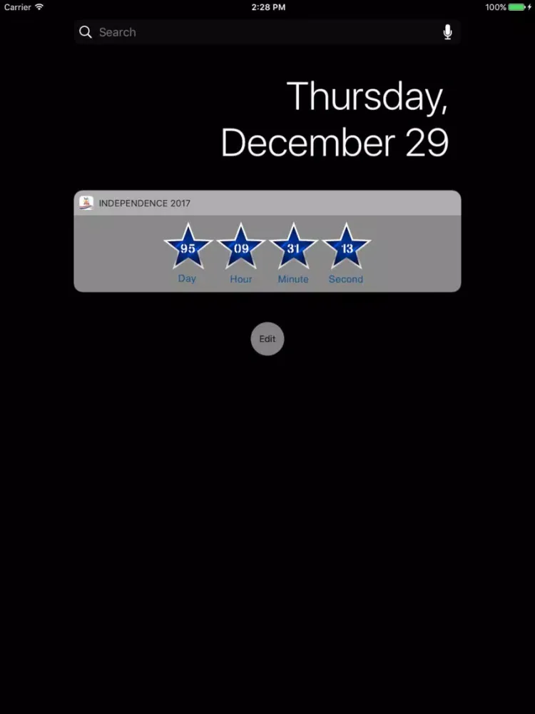 Tangkapan layar Countdown to Independence Day 2017 ~ Pro Version iPad 