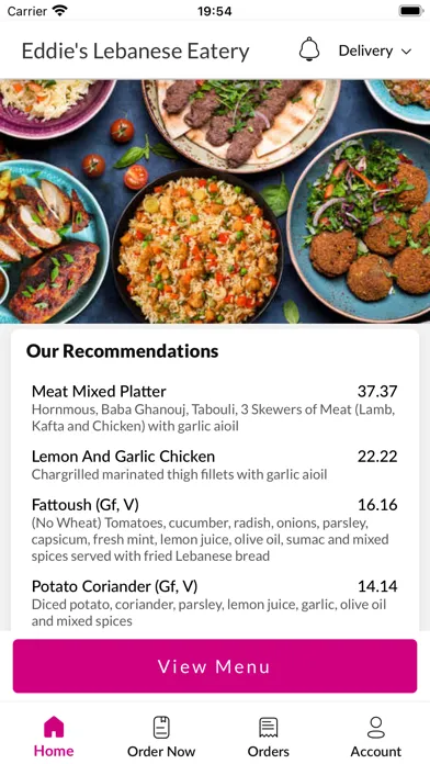 Screenshot di Eddie's Lebanese Eatery