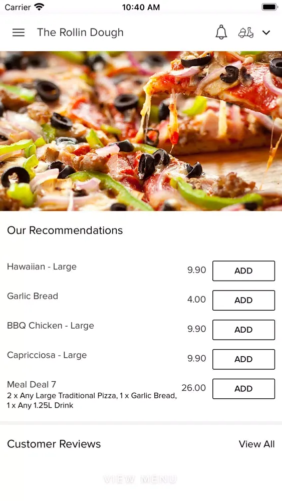 The Rollin Dough Pizza House應用截圖