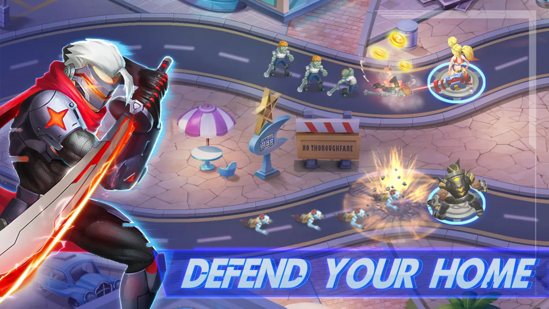 Screenshot di Ultimate War-Hero TD Game